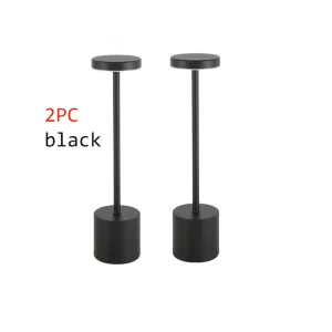 2pcs USB Rechargeable LED Desk Lamp Stepless Dimming Tricolor Touch Night Light Bedside Light Bar Hotel Decoration - Image 9