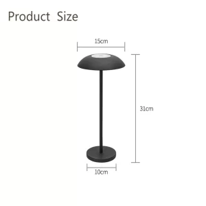 Cmoonfall Led Nordic Design Wireless Rechargeable Touch Mushroom Table Lamp For Study Luxury Home Decoration Desk Night Lights - Image 6
