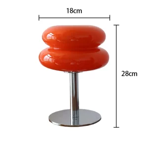 Macaron Glass Table Lamp Trichromatic Dimming Living Room Atmosphere Lamps Eye Protection Night Light Girl Bedroom Bedside Decor - Image 6