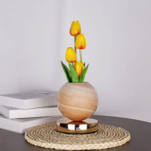 New tulip night light, simulated flower bouquet table lamp, decorative bedroom bedside mood light, dreamy planet lamp - Image 8